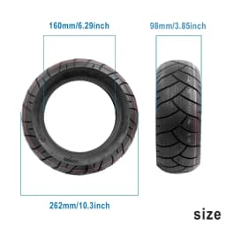 11 Inch Vacuum Tire for Dualtron Ultra2 THUNDER II Kaabo Wolf Warrior Electric Scooter Wheel Off-Road 100/55-6.5 Tubeless Tires