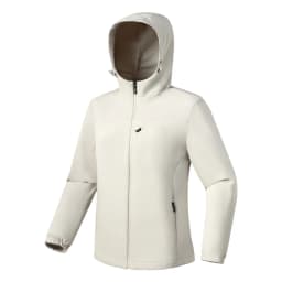 JNLN Waterproof Fleece Jacket Women Windproof Thermal Soft Shell Coat Outdoor Hiking Camping Climbing Trekking Windbreaker