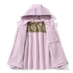 JNLN Waterproof Fleece Jacket Women Windproof Thermal Soft Shell Coat Outdoor Hiking Camping Climbing Trekking Windbreaker