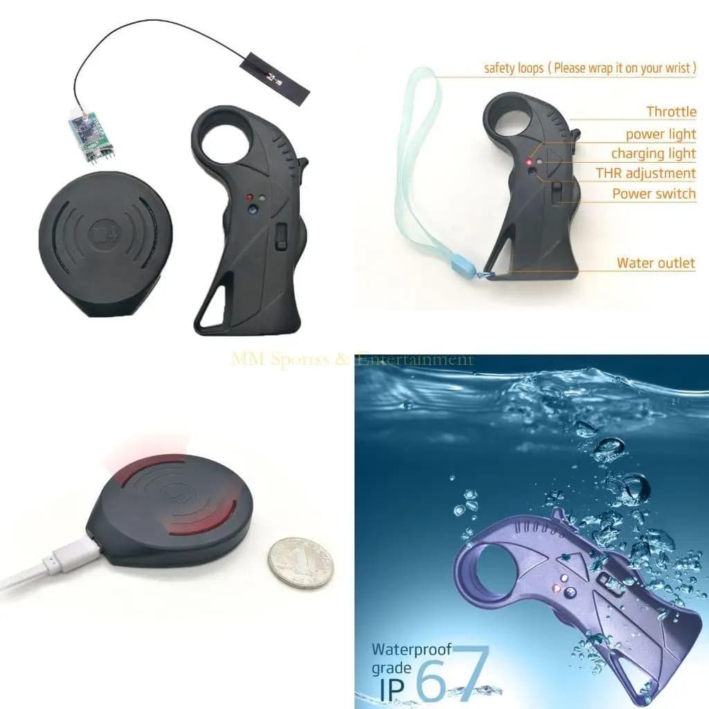 Water Electric Skateboard Remote Control with Receiver Universal Easy to Use
