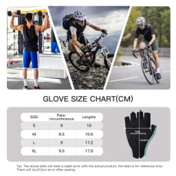 Santic 2025 New Pro Half Finger Cycling Gloves Shockproof Road Bike Mittens Outdoor Breathable Bicycle Sport Fitness Gloves