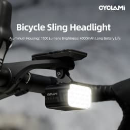 CYCLAMI Bicycle Front Light 8 LED Rechargeable High Brightness Waterproof Bike Headlamp MTB Cycling Lantern Bike Accessories