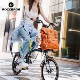 ROCKBROS Backpack Folding Bicycle Bag 11.5L Capacity Portable Bag Handbag with YKK zipper for Brompton Folding Bicycle Backpack