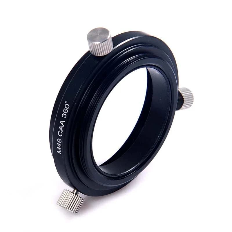 Upgrade High Precision Astronomical Telescope Camera Angle Adjuster M42 / M48 / M54 / M68 Thread CAA 360° Rotator