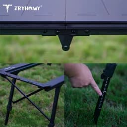 Camping IGT Table IGT 5 Unit Table Lightweight Aluminum Alloy Table Folding Camping Desk Picnic Tactical Desk