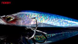 Noeby 180mm,90g Trolling Minnow Fishing Lure, Floating Wobbler, Big Game, Artificial Hard Bait for Sea GT Tuna Fishing Lure