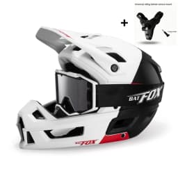 BATFOX Full Face Bike Helmet Men Women Downhill Off-road Cycling Motorcycle Outdoor Sports Protection Safety MTB Bicycle Helmets