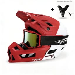 BATFOX Full Face Bike Helmet Men Women Downhill Off-road Cycling Motorcycle Outdoor Sports Protection Safety MTB Bicycle Helmets