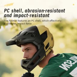 BATFOX Full Face Bike Helmet Men Women Downhill Off-road Cycling Motorcycle Outdoor Sports Protection Safety MTB Bicycle Helmets