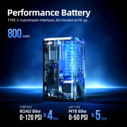 130 PSI CYCLAMI AM6 Portable Pocket Electric Inflator Pump Custom Tire Pressure Display 9 Bar Tire Inflator MTB Road Bike FV AV
