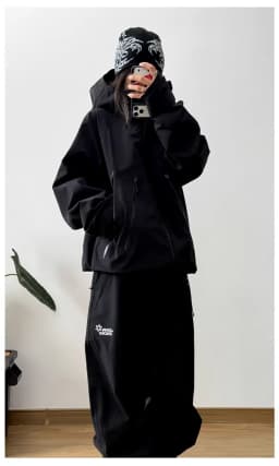 JOHN SNOW 2025 Unisex Professional Snowboard Suit Waterproof Windproof Fully Taped Seams Ski Jacket & Pants for Outdoor Sports