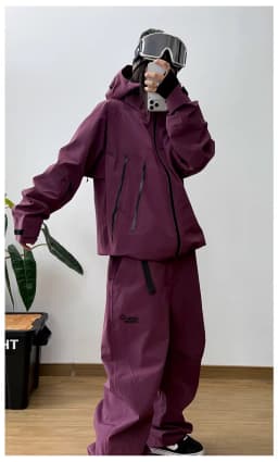 JOHN SNOW 2025 Unisex Professional Snowboard Suit Waterproof Windproof Fully Taped Seams Ski Jacket & Pants for Outdoor Sports