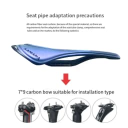 SAMANA Saddle Super Light 120g T800 Carbon Saddle MTB Saddle Bicycle Seat Bicycle Accessories Bicycle Seat