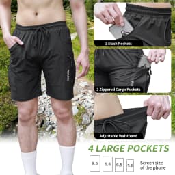 WOSAWE Mountain Bike Shorts Multi-Pockects Quick Dry Loose Fit MTB Racing Motocross Men's Summer Cycling MTB Shorts