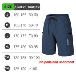 WOSAWE Mountain Bike Shorts Multi-Pockects Quick Dry Loose Fit MTB Racing Motocross Men's Summer Cycling MTB Shorts