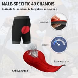 WOSAWE Mountain Bike Shorts Multi-Pockects Quick Dry Loose Fit MTB Racing Motocross Men's Summer Cycling MTB Shorts