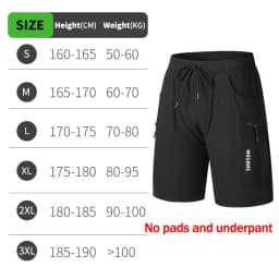 WOSAWE Mountain Bike Shorts Multi-Pockects Quick Dry Loose Fit MTB Racing Motocross Men's Summer Cycling MTB Shorts
