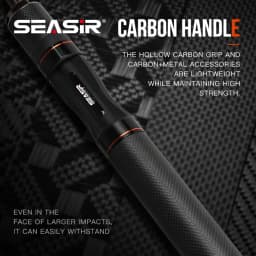 Seasir Black Arrow Spining Baitcasting Fishing Rod Carbon Fiber FUJI O 1.5-1.8m BFS Lure Weight 0.8-10g UL Ultralight Micro Fish