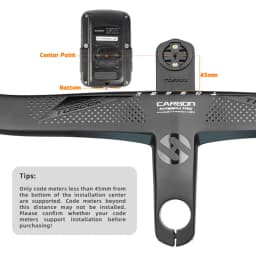 TOSEEK Bicycle Handlebar Drop Bar T800 Road Carbon Handlebar Integrated Road Handlebar Bent Bar Internal Cable Routing Bike Par
