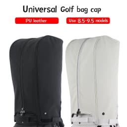Golf Accessories, Golf Bag Proof Dust Cover, Golf Bag Cap, PU Leather Material