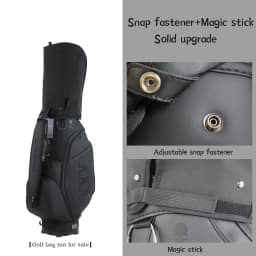 Golf Accessories, Golf Bag Proof Dust Cover, Golf Bag Cap, PU Leather Material