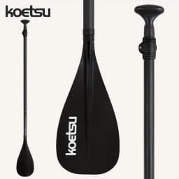 KOETSU Fiberglass-Carbon Hybrid Adjustable Paddle Ideal for SUP, Inflatable Paddleboards, Surfing & Kayaking