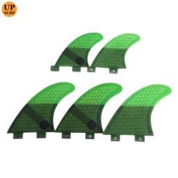 UPSURF FCS Fins M+GL 5pcs Honeycomb Surfboard Fins High Performance Surf Fins Multicolors Surfing 5 Fins Free Match