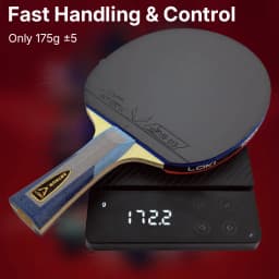 LOKI ALL STAR Table Tennis Racket Professional Basalt Carbon Ping Pong Paddle Bat Inspired by Chinese National Team