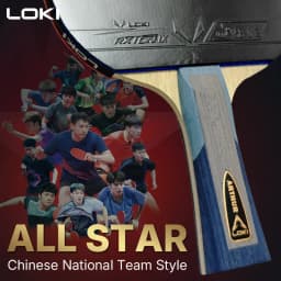 LOKI ALL STAR Table Tennis Racket Professional Basalt Carbon Ping Pong Paddle Bat Inspired by Chinese National Team