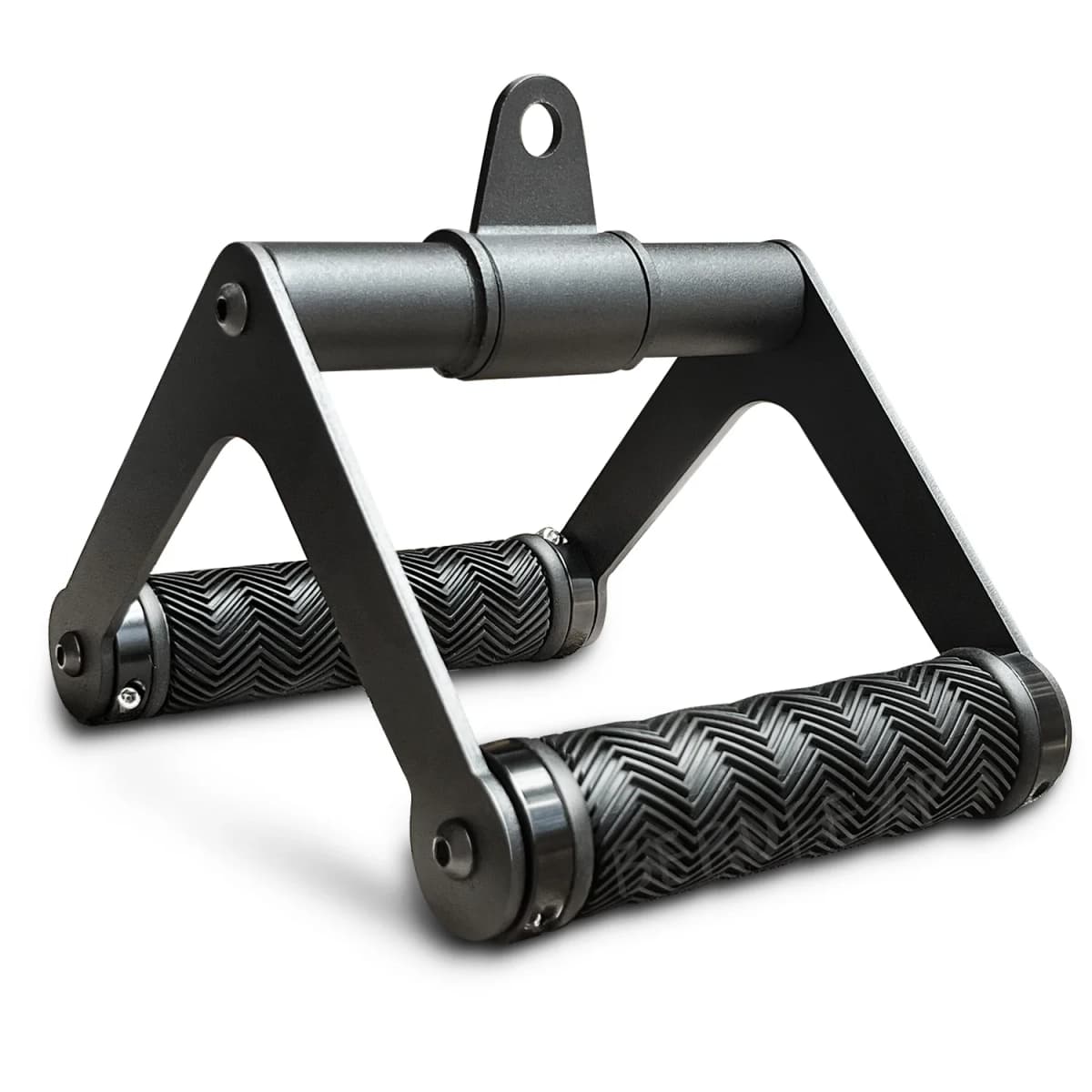 Berufexp Double D Handle 360 Rotataing Cable Machine Attachments Soft Rubber Cable Row Attachment for Cable Machine