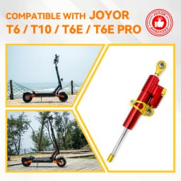JOYOR Electric Scooter Steering Damper for JOYOR T6 T6-E T6-E-PRO T10 Refuse Death Wobble Handlebar Swing