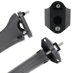 Suitable for F12 / F10 / F8 Bicycle Seat Posts. 350mm Road Bike Carbon Fiber Seat Tube, 0 Degrees, 25 Degrees