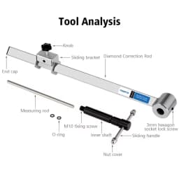 TOOPRE Bicycle Derailleur Hanger Alignment Gauge Professional Tool Measure Straighten Dropout Repair Tools For MTB Road Bike