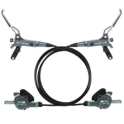 IIIPRO Ultralight Mountain Bike 4 Piston Hydraulic Disc Brake Set 850mm/1550mm CNC Oil Pressure High-quality Brake Handle