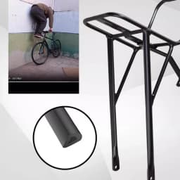 Bike Front Rack Mountain Bike Rack Basket Holder For Travel Transport Dirt Cycling Long-Distance Travel Bag Cruiser Daily