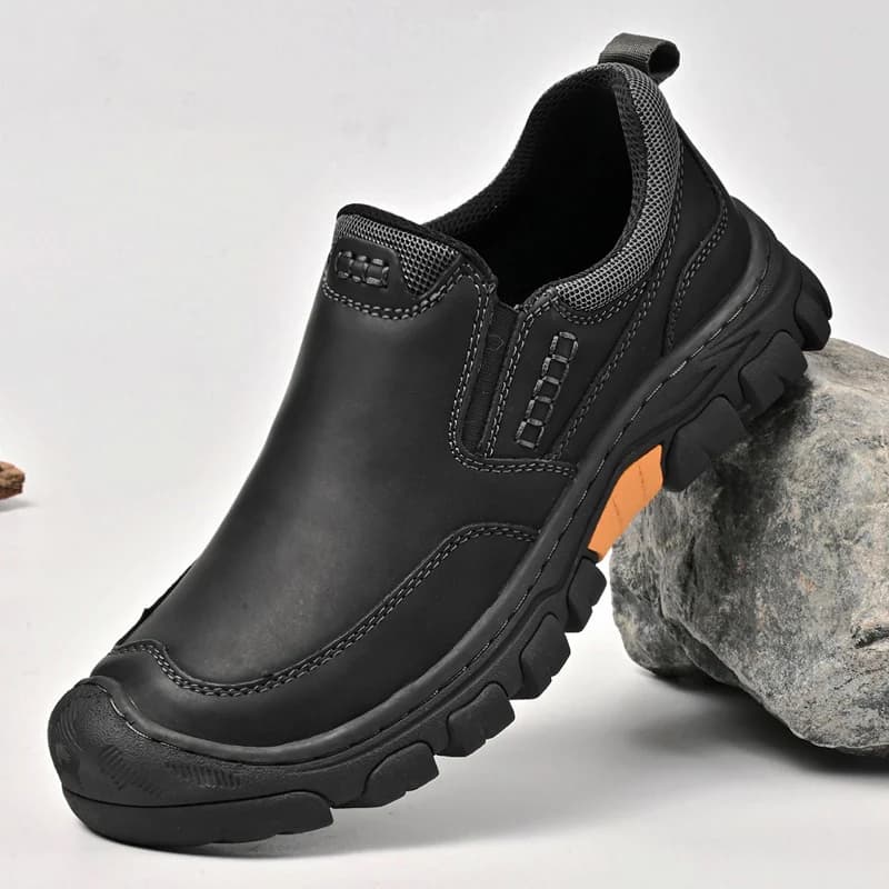 Autumn Spring Men Outdoor Leather Hiking Shoes Trekking Sneakers Camping Hike Tracking Treking Mountain Climbing
