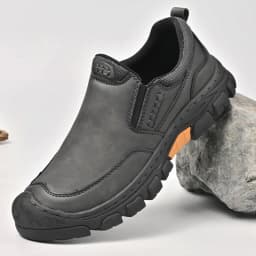 Autumn Spring Men Outdoor Leather Hiking Shoes Trekking Sneakers Camping Hike Tracking Treking Mountain Climbing