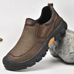 Autumn Spring Men Outdoor Leather Hiking Shoes Trekking Sneakers Camping Hike Tracking Treking Mountain Climbing
