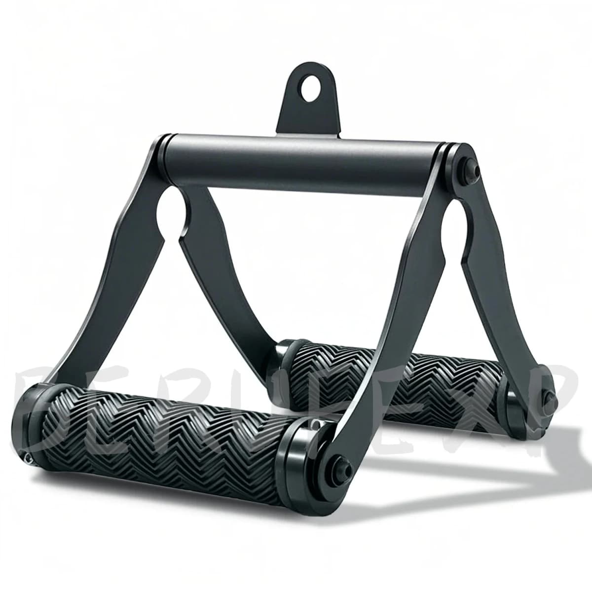 V Bar T-Bar Row Landmine Handle Attachment for Barbell Bars, Double D Handle Non-Slip Soft Rubber Cable Machine Attachments