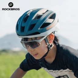 ROCKBROS Children Cycling Helmet Lightweight with Antibacterial Lining Helmet 20 Air Guide Holes Breathable Ventilated Helmet