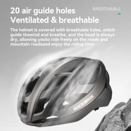 ROCKBROS Children Cycling Helmet Lightweight with Antibacterial Lining Helmet 20 Air Guide Holes Breathable Ventilated Helmet