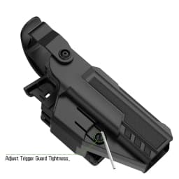 Tactical Belt Clip/Drop Leg Holster for Glck 19 19X 45 Right Hand Outdoor Quick Draw Gun Holster G17 G19