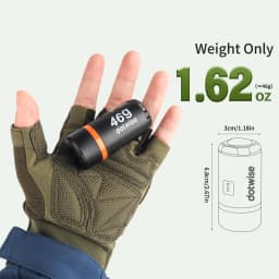 DOTWISE Finger Pump Portable Outdoor Camping Inflatable Bed Sleeping Mat Vacuum Bag Inflatable Pump With Camping Light 5 Nozzles