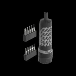 Vector Optics Gunpany Torque Screwdriver | Adjustable Torque 10-60 in/lbs | 10 Steel Bits for Scope Mounting | Enhanced Grip