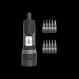 Vector Optics Gunpany Torque Screwdriver | Adjustable Torque 10-60 in/lbs | 10 Steel Bits for Scope Mounting | Enhanced Grip