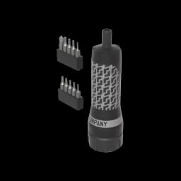 Vector Optics Gunpany Torque Screwdriver | Adjustable Torque 10-60 in/lbs | 10 Steel Bits for Scope Mounting | Enhanced Grip