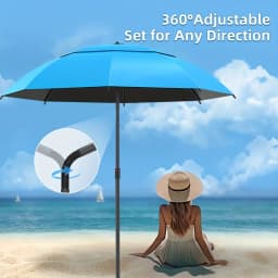 Fishing Umbrella, Outdoor Sunshade Umbrella for Anglers, Portable, For Fishing, Stall, Garden, Shop & Outdoor Activities