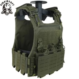 Tactical VCU Vest Lightweight Laser Cut Plate Quick Release Buckle Gear Hunting Plate Carrier With 556 762 Magazine Pouch