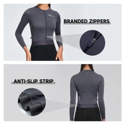 Santic Summer Cycling Jersey Short Version Long Sleeve for Women Sun Protection Breathable Tight-Fitting Bike Riding Clothes TL2