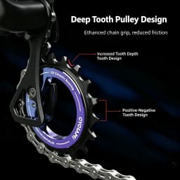 18T Hollow Jockey Wheel 12‑Speed Ceramic Bearing Rear Derailleur Pulley For Shimano R9200 R9250 R8100 R7000 Road Bike